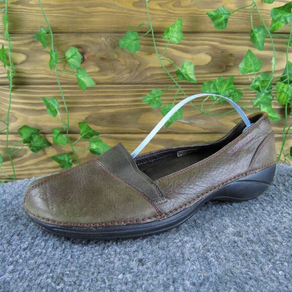 Merrell Women's Apure Olive Flat Brown‎ Leather Sz 6.5 Medium Gently Used 2025 - Picture 1 of 6